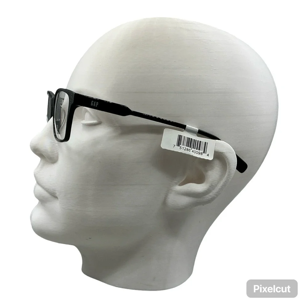 GAP‎ Black Rectangular Eyeglasses VGP507 55-15-140 Mens Womens Frames NEW